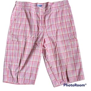 Womens long Izod walking shorts Sz 12